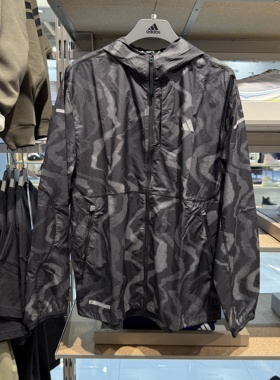 ADIDAS阿迪达斯春秋新款男子户外休闲运动宽松旅行夹克外套IT3498