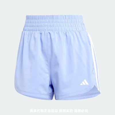 正品Adidas/阿迪达斯女子夏新款运动休闲透气梭织健身短裤IX1072