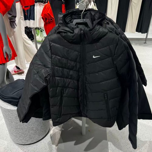 NIKE耐克女子25秋冬新款保暖羽绒服运动休闲连帽外套HV5106-010