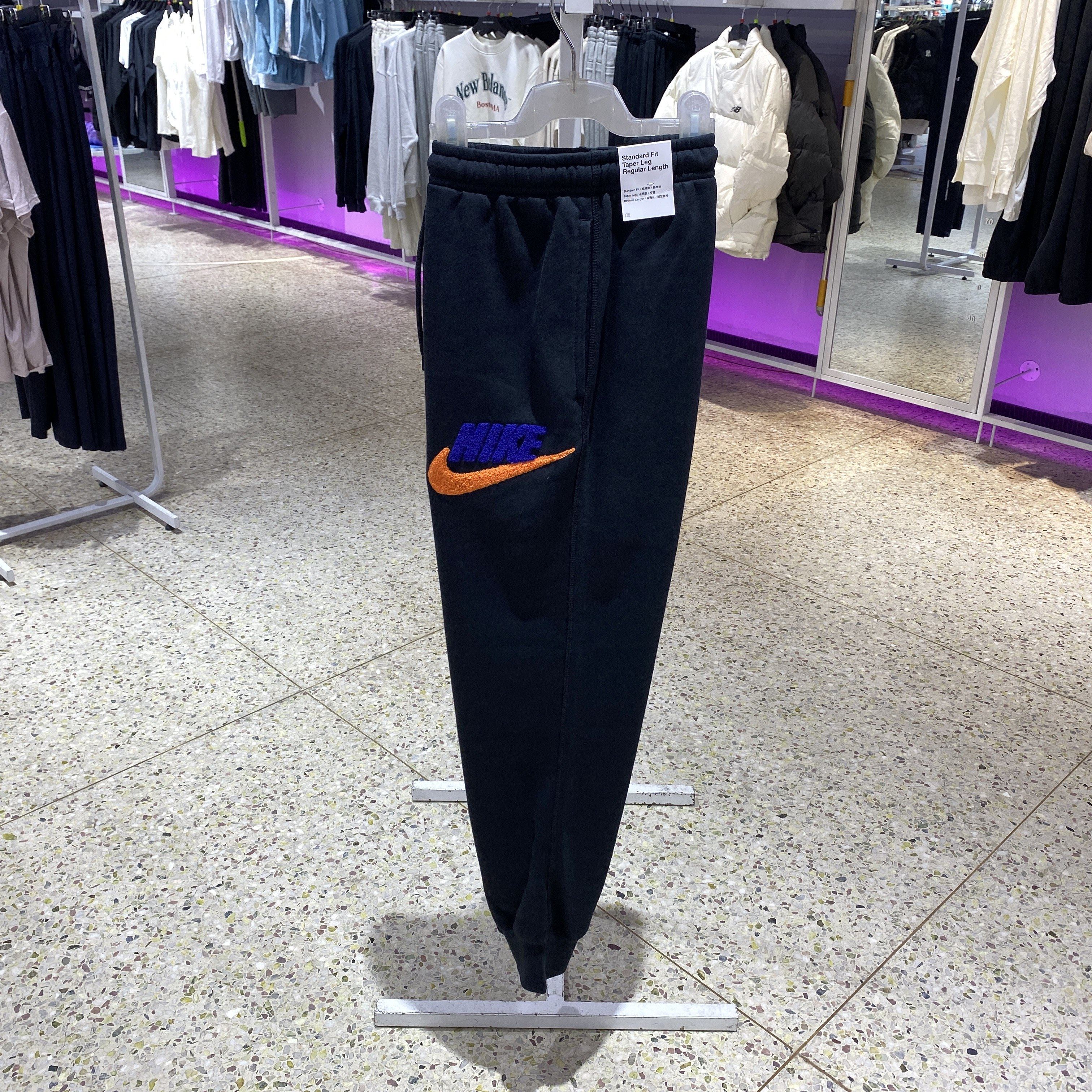 Nike耐克男裤2024冬季新款运动休闲保暖收口针织长裤FN3095