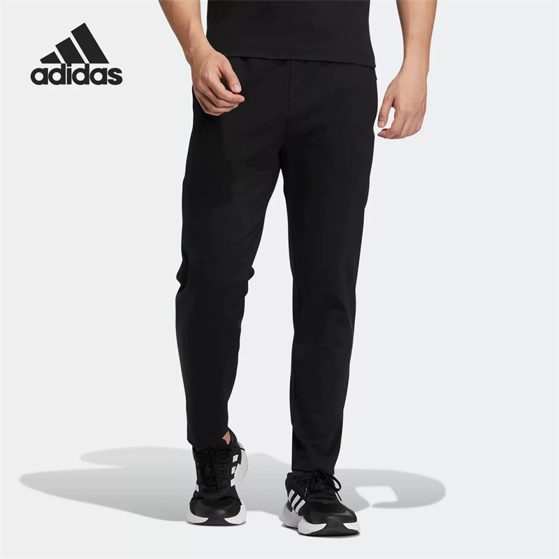 正品Adidas/阿迪达斯秋款男裤运动休闲收口小脚保暖长裤 HM5168