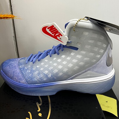 Nike耐克 Kobe 3科比3白蓝冰雪圣诞高帮实战耐磨篮球鞋IQ5338-400
