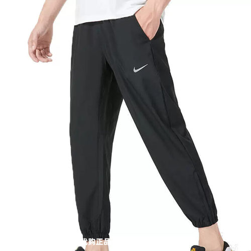正品Nike/耐克百搭男子简约保暖秋款运动休闲长裤 FB7498-010