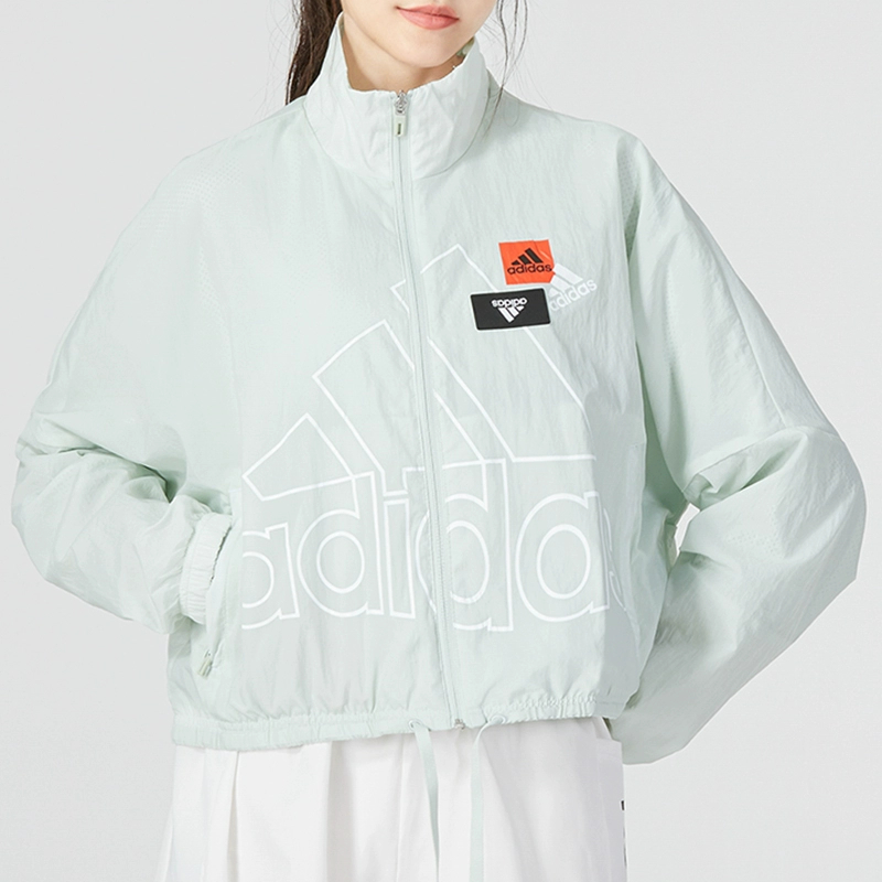 正品Adidas/阿迪达斯外套女款秋季运动服立领防风保暖夹克 HM5290 运动服/休闲服装 运动茄克/外套 原图主图