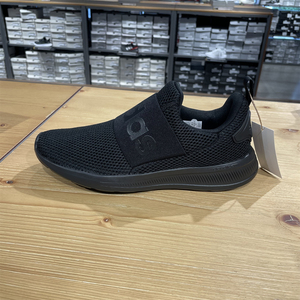 Adidas/ 阿迪达斯男子经典透气轻便黑色休闲鞋耐磨跑步鞋 H04296