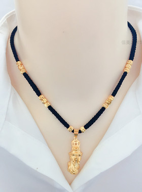 信美之家镀金黄铜手工绳女配饰