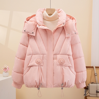 羽绒棉服女2025新款冬季加厚棉袄今年流行爆款短款高级感棉衣外套