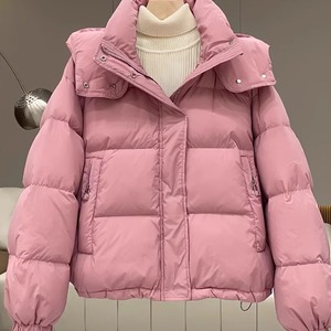 今年流行羽绒棉服女2024冬季新款小个子爆款棉服棉袄短款保暖外套