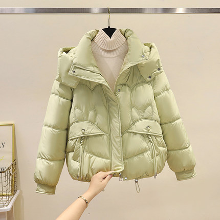 今年流行羽绒棉服女2024冬季新款小个子爆款棉服棉袄短款保暖外套