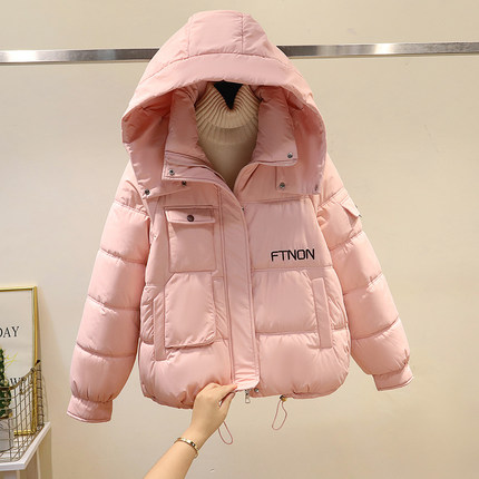 今年流行羽绒棉服女2024冬季新款小个子爆款棉服棉袄短款保暖外套