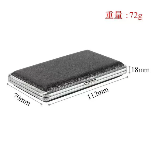 5.5 тонкая опора/6,5/8,0 100 мм металлическая кожаная сигаретная коробка дома Железный сигаретный зажим Портативное портативное дополнительное расширение