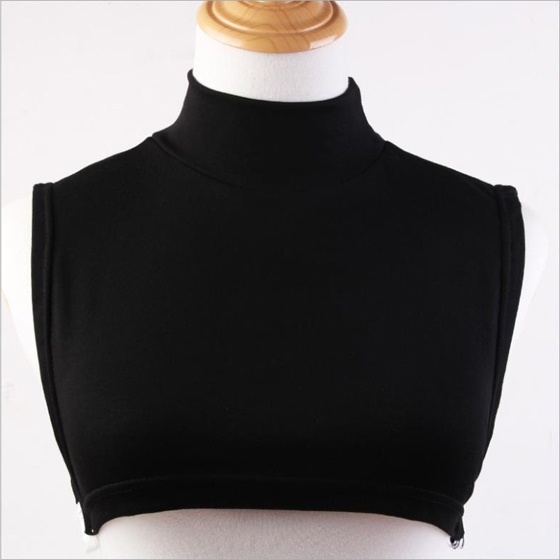 秋冬假领子百搭围脖半高领