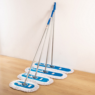 清尘美容地拖运动网格替换布套尘推加厚棉线打拖把60cm物业商场用