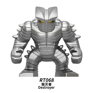 适用乐高超级英雄反派毁灭者机器人第三方拼装积木人仔玩具RT068