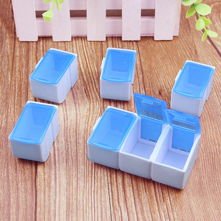 便携可以拆分一周七天迷你小药盒子大容量密封分格药丸白色分药器