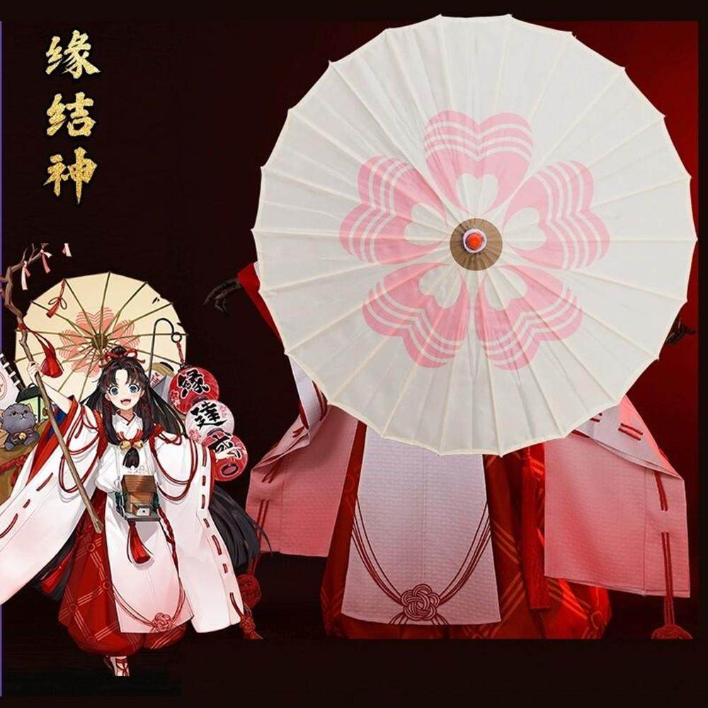 舞台演出道具伞与君结缘阴阳师cosplay雪初音缘结神日式和风伞