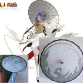 火影忍者漂泊小南cos道具武器伞定制漂泊小南黑蝶白鹤COS