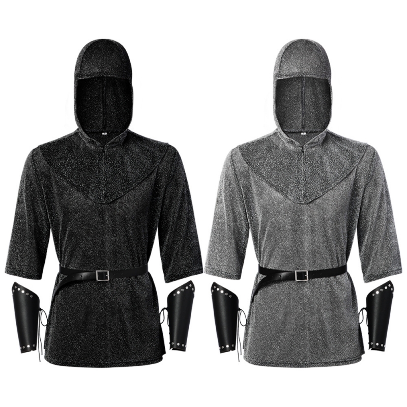 圣殿骑士仿链式衬衫中世纪cos服