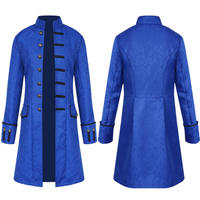 European medieval clothing, retro shirts, steampunk coats, men's uniforms, gentleman's jackets, and stage performance costumes thumbnail 2