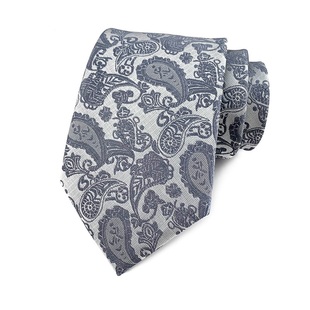 Necktie酒红黑 西装 结婚8CM商务手打领带高端佩斯利腰果花正装 男士