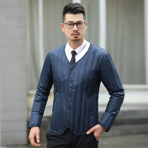 盈霏V领内搭外穿羽绒服内胆