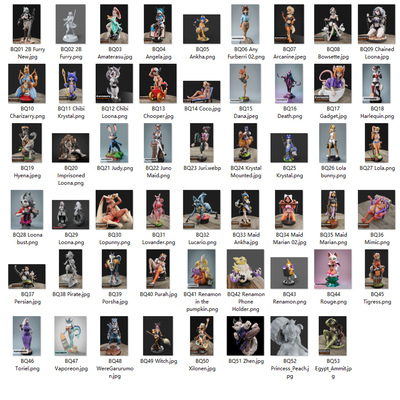 68套Anyone工作室合集 3D打印图纸 STL素材 自动更新 FUTA/furry