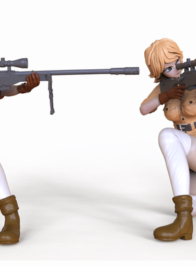 AF38 Seras Hellsing GK白模 手办 光固化3D打印  STL图纸