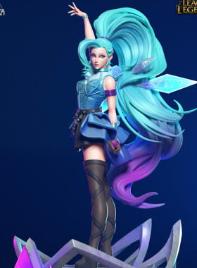 T074 Seraphine GK白模手办 光固化3D打印 STL图纸 sfw