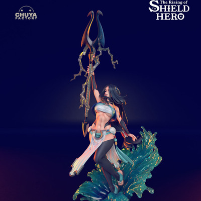 T071 Sadeena 盾之勇者成名录 GK白模手办 光固化3D打印 STL图sfw