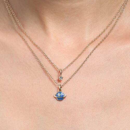 fashion double-layer necklace clavicle choker 街拍百搭项链