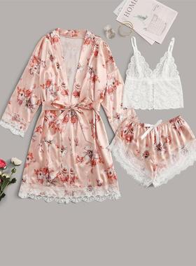 2022 spring summer sexy pajamas nightdress性感睡裙睡衣新