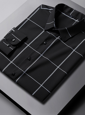 Mens Long Sleeve Shirts Slim fit Casual Shirt for Men 男衬衫