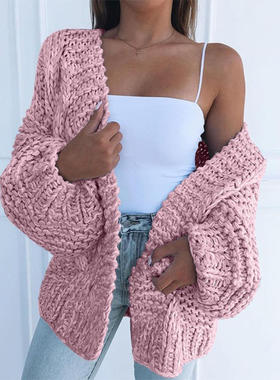 oose Large Size Coat Autumn And Winter Casual Ladies Sweater