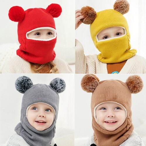Kids Children Girl Boy Cap Hat Winter Hats Baby Warm Newborn