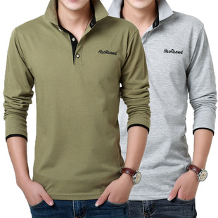 Shirt T Shirts For Men Mens Cotton Tshirt Longsleeve Loose