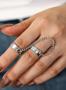 European American rings Personalized Punk Style Chain Ring