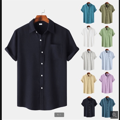Summer Hawaiian Shirt for Men Shirts Beach Aloha Shirt Mens