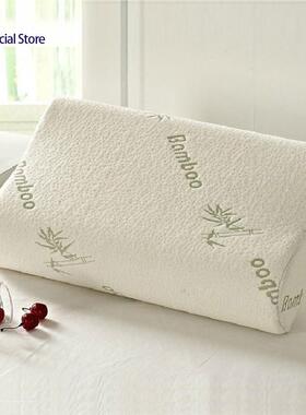 Bamboo Memory Foam Orthopedic Pillow 竹纤维记忆保健护颈枕头