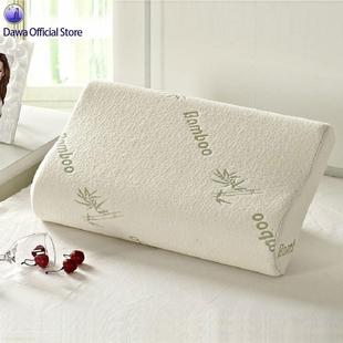 Bamboo Memory Foam Orthopedic Pillow 竹纤维记忆保健护颈枕头