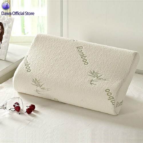 Bamboo Memory Foam Orthopedic Pillow 竹纤维记忆保健护颈枕头