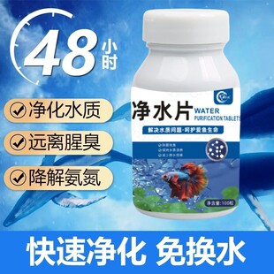 鱼缸专用除藻片水族箱水草缸去苔剂黑毛藻青苔清除剂藻类净藻片