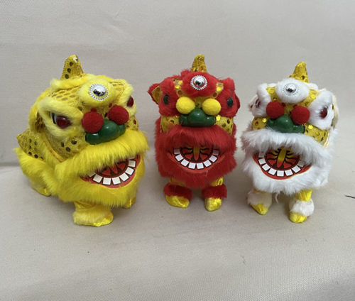 国潮舞狮玩具中国风摆件