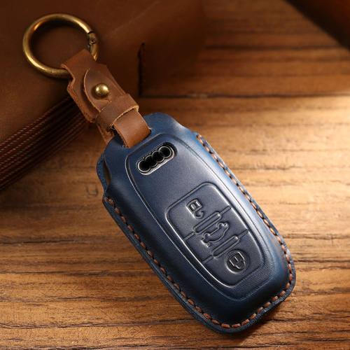 适用2012-18款奥迪A6LQ5A7A8Lrs6s5A5A4汽车钥匙套全包壳