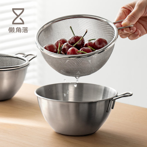 懒角落不锈钢洗菜盆食品级