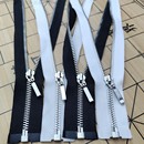 全新3号金属开尾拉链白金牙铜拉锁细牙银齿顺滑耐用可脱卸拉链条