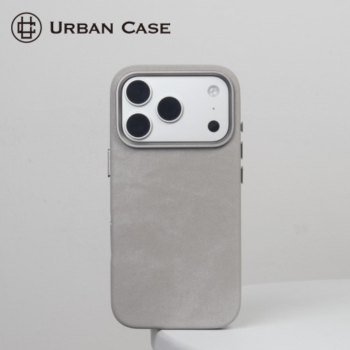 Urban Case法兰绒皮革电容Ai按键磁吸适用于iPhone17promax手机壳苹果16pro布料保护套防手汗防油防指纹耐脏