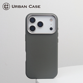 个性 Urban Case纤细钻纹皮革磁吸手机壳适用iPhone17promax苹果16pro皮料保护套15pro防水防手汗商务风男款