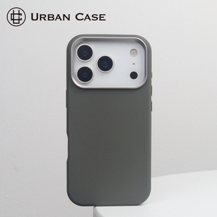 个性 Urban Case纤细钻纹皮革磁吸手机壳适用iPhone17promax苹果16pro皮料保护套15pro防水防手汗商务风男款
