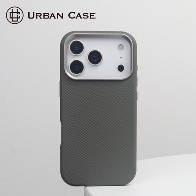 Urban Case纤细钻纹皮革磁吸手机壳适用iPhone17promax苹果16pro皮料保护套15pro防水防手汗商务风男款个性