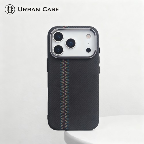 Urban Case 狂想序曲碳纤维纹水贴PC硬壳磁吸适用于iPhone17promax手机壳苹果16promax肤感15Promax保护套